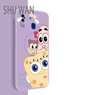 เคสโทรศัพท์มือถือ ลายการ์ตูน SpongeBob Patrick น่ารัก สําหรับ Samsung A20 A21 A21S A22 A30 M10S M22 M32