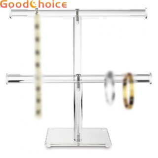 【Good】Holder Dressing Tables Hair Band Round Stand T-Bar T-shaped Transparent【Ready Stock】