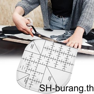 ไม้บรรทัดแม่แบบ เย็บผ้า เข้ามุมง่าย DIY