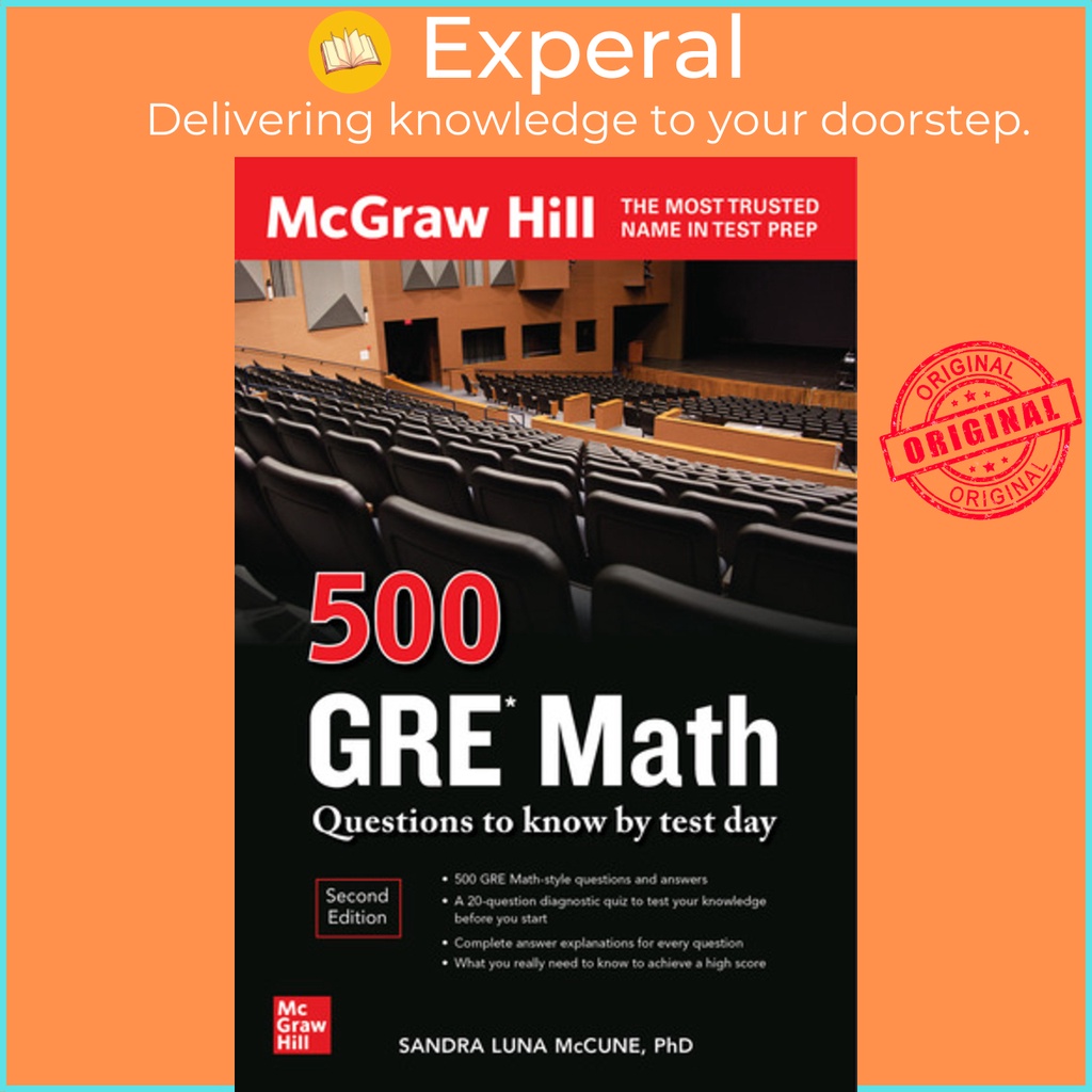 500 GRE คําถามคณิตศาสตร์เพื่อรู้โดย Test Day, Second Edition โดย Sandra Luna McCune (ฉบับสหรัฐอเมริก