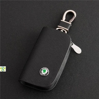 เคสกุญแจรีโมทรถยนต์ แบบหนัง สําหรับ skoda skoda Citigorapid