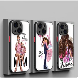 เคสโทรศัพท์มือถือนิ่ม กันเลนส์ ลาย Super Mama and baby Girlmom สําหรับ iPhone 12 13 Plus 14 Pro Max C216