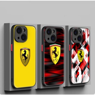 เคสโทรศัพท์มือถือแบบนิ่ม ลายโลโก้ Ferrari Y210 สําหรับ iPhone SE SE2 SE3 7 8 Plus XR XS Max 11 Pro Max