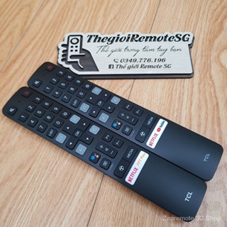 ของแท้ รีโมตควบคุมด้วยเสียง TCL TV (ปุ่ม YouTube &amp; FPT)