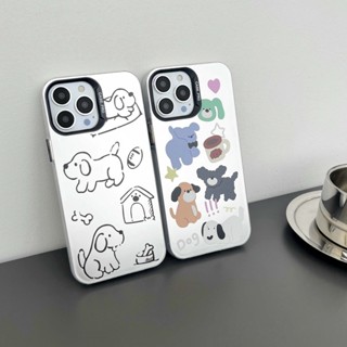 บิวตี้ iphone 13 Promax cartoon เคสแข็ง case compatible for iPhone 11 12 13 14 Pro max เคสiPhone11 Pro max lovely dog เคสไอโฟน14promax กันกระแทก เคสไอโฟน13promax 12 13 iPhone cases i11 14 Pro max case