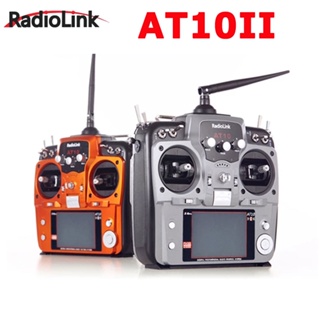 Radiolink AT10 II 12CH เครื่องส่งสัญญาณ และตัวรับสัญญาณวิทยุ R12DS 2.4G DSSS &amp; FHSS รีโมตคอนโทรล สําหรับโดรนบังคับ ปีกคงที่