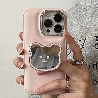 เคสซิลิโคนนิ่ม ลายหมี 3D กันกระแทก สําหรับ iPhone 11 12 13 14 Pro MAX 7 8 Plus X XR 13Pro XS MAX SE 2020 12Pro 11pro