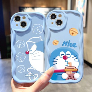 เคสโทรศัพท์มือถือ TPU ปิดด้านหลัง ลายการ์ตูนโดราเอมอน ชานมไข่มุกน่ารัก สีพื้น สําหรับ OPPO A58 A78 A1X A96 A52 A92 A72 A1K F17 Pro A93 A16 A16S A54S A54 A74 F19 A95 A94 F19 Pro A55