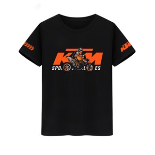 KEM เสื้อยืดพิมพ์ลายการ์ตูนมอเตอร์ไซค์ (5 สี) #03