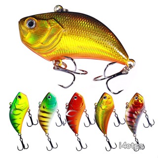 I4otpc 5.4 ซม. / 13 กรัม Vib เหยื่อตกปลายาวหล่อ Crankbait อุปกรณ์ตกปลาสําหรับไพค์เบสตกปลา