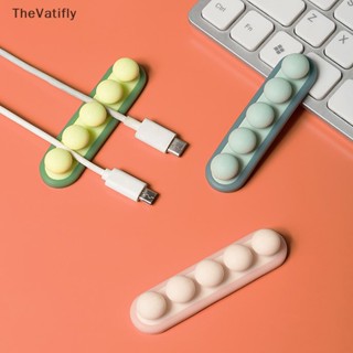 [TheVatifly] คลิปซิลิโคน สําหรับจัดเก็บสายเคเบิล USB เมาส์ หูฟัง เดสก์ท็อป [Preferred]