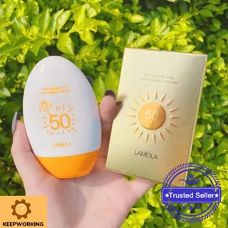 Lameila ครีมกันแดด ปกป้องผิวจากแสงแดด Spf50 + ++++ Pa 55 มล. G0P9