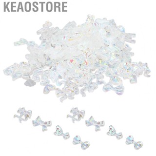 Keaostore Resin Nail  Bowknot Art Faux Decal