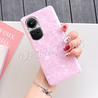 ใหม่ เคสโทรศัพท์มือถือ TPU นิ่ม ปิดด้านหลัง ลายกลิตเตอร์ สีขาว สีชมพู สําหรับ OPPO Reno 10 Reno 10 Pro Reno 10 Pro+ 5G Reno10 Pro Plus 2023