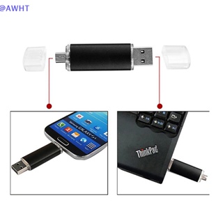 Awht แฟลชไดรฟ์ USB A OTG 128GB 64GB 32GB ความเร็วสูง 2 in 1