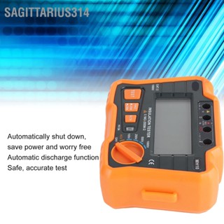 Sagittarius314 Digital Megohm Meter เครื่องทดสอบฉนวนความต้านทานไฟฟ้าของดินความแม่นยำสูง MH10