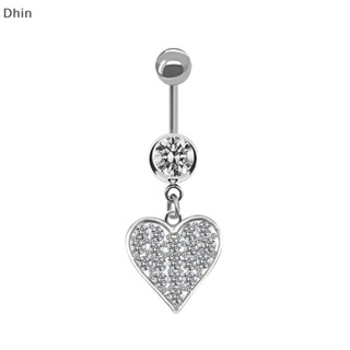 [Dhin] Belly Button Ring For Women Trendy Pink Butterfly Cute Cat Design Sexy Fashion Navel Rings Stainless Steel  Jewelry COD