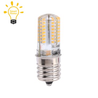 ซ็อกเก็ตหลอดไฟ E17 5W 64 LED 3014 SMD สีขาวอบอุ่น AC 110V-220V