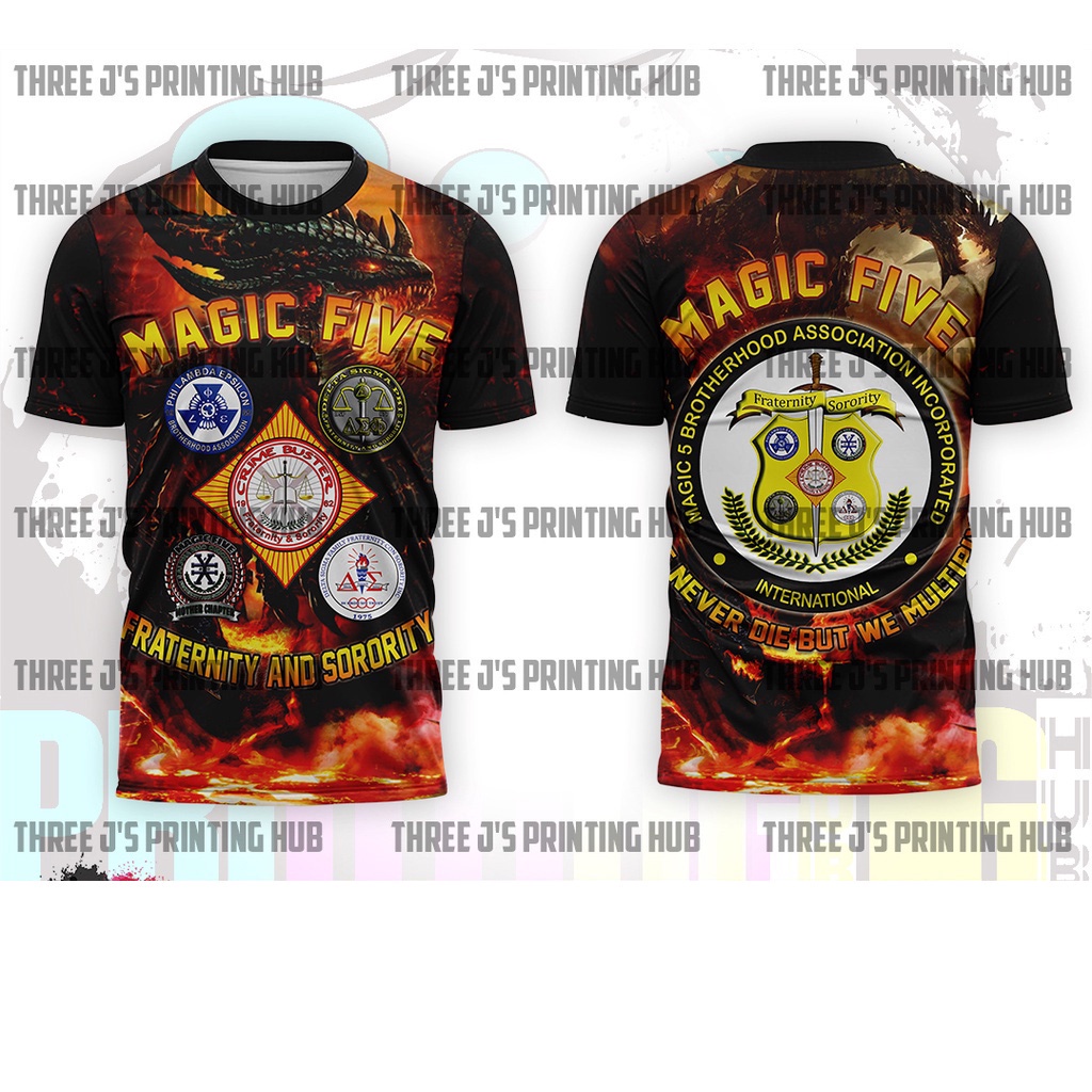 เสื้อ Magic 5 Fraternity MAGIC FIVE NEW DRAGON DESIGN