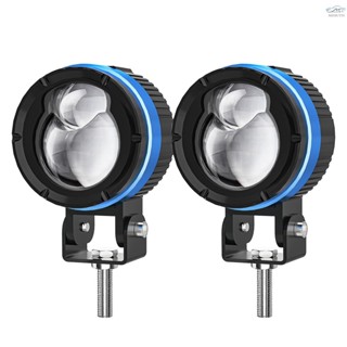 พร้อมส่ง ไฟตัดหมอก LED 90W สีขาว และสีเหลืองอําพัน 4 โหมด แบบเปลี่ยน สําหรับรถจักรยานยนต์ รถจี๊ป รถบรรทุก ATV UTV SUV เรือ (2 P