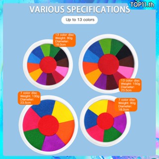 13/7/6 สี Ink Pads- Stamp Diy Finger Color-painting Craft Cardmaking Pad For Kids Montessori Drawing Learning Education Toys top111.th