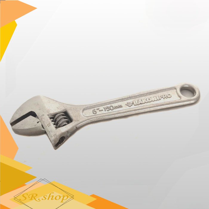 JETJO 6" WRENCH BACO ADJUSTABLE WRENCH 6 นิ้ว