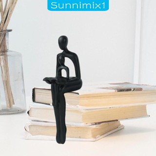 [Sunnimix1] ฟิกเกอร์เรซิ่น รูปปั้นครอบครัวแอปสแตรกท์ สําหรับตกแต่งบ้าน คาเฟ่