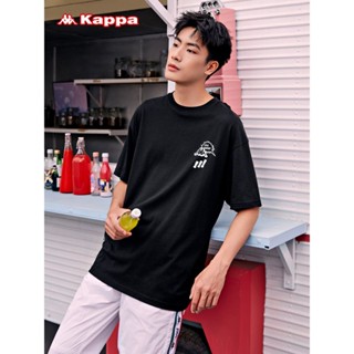 เสื้อยืดแขนสั้นลําลอง คอกลม ลาย Kappa Kappa เหมาะกับการเล่นกีฬา แฟชั่นคู่รัก สําหรับผู้ชาย และผู้หญิง