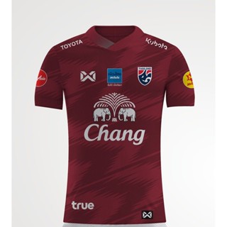 เสื้อกีฬาแขนสั้น ลายทีมชาติไทย Jersey Chang 2023 National Team สําหรับผู้ชาย และผู้หญิง สีฟ้า สีน้ําตาล ไซซ์ s~5xl 2023