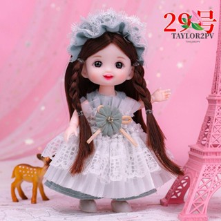 Taylor2pv โมเดลตุ๊กตาเจ้าหญิงมอลลี่ ขยับข้อต่อได้ BJD 1/12 น่ารัก สําหรับเด็กผู้หญิง