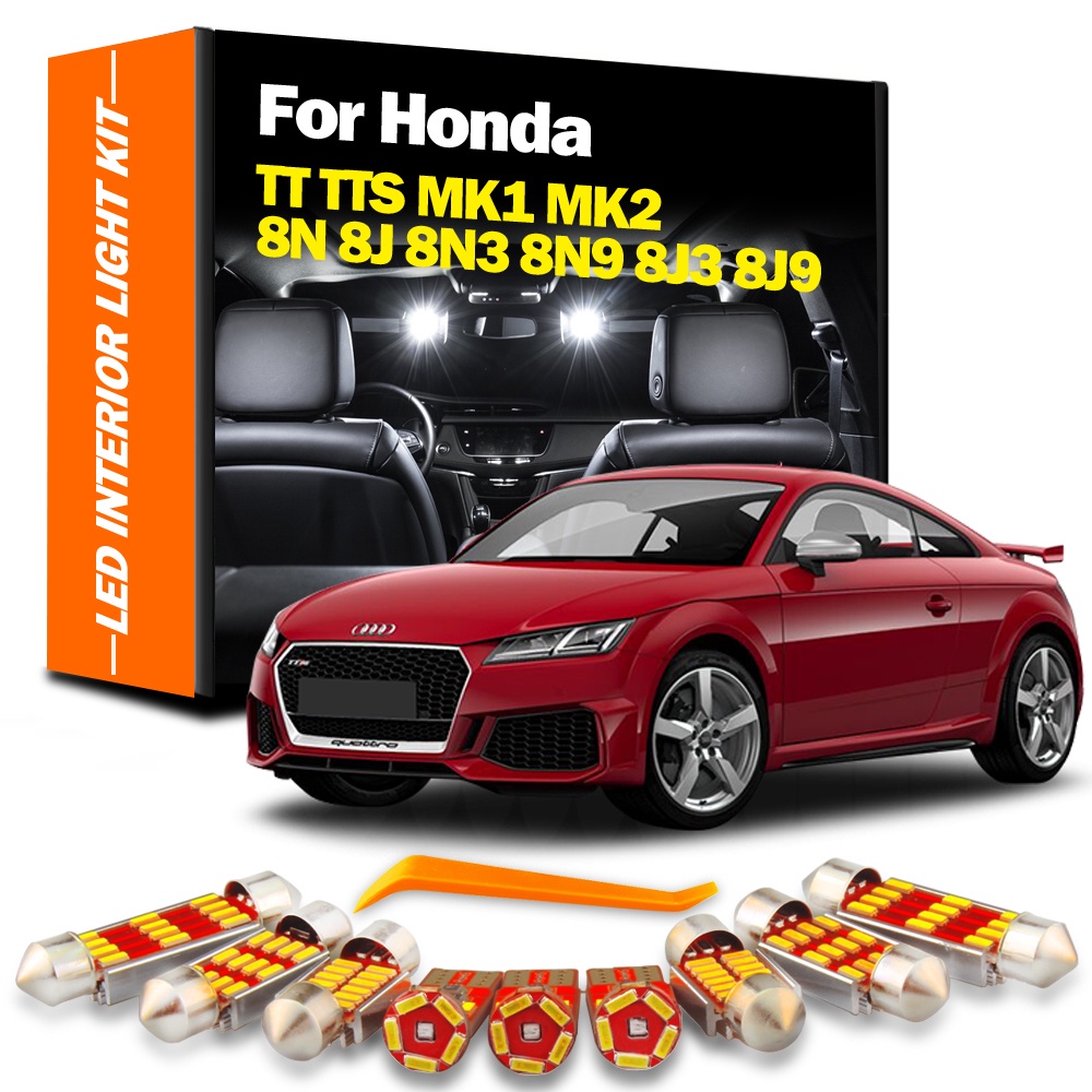 ชุดหลอดไฟ LED 1999-2002 2003-2014 อุปกรณ์เสริม สําหรับรถยนต์ Audi TT TTS MK1 MK2 8N 8J 8N3 8N9 8J3 8