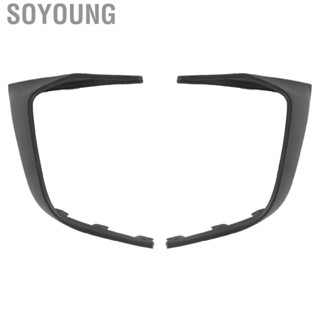 Soyoung Fornt Fog Light Grille Frame Trim  Front Bumper Left Air Guide Engine Protection for Cayenne 958 2015 To 2018