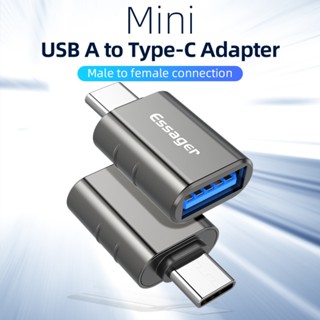 อะแดปเตอร์แปลง USB Type C OTG USB 3.0 Male To Tape C Female สําหรับ Macbook Samsung Tape-C To USB OTG Connector