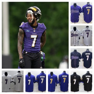 NFL Baltimore Ravens Rashod Bateman เสื้อยืดเสื้อสปอร์ต