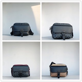 Hudson Crossbody c6080 c5401 c5399 c5400 กระเป๋าสะพายไหล่ข้างเดียวสำหรับผู้ชายแบบสบาย COAC H กระเป๋ากระเป๋ากล้อง
