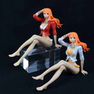 ฟิกเกอร์การ์ตูนอนิเมะ One Piece ชุดว่ายน้ํา วันพีช แฮนค็อก Nami Robin สําหรับผู้หญิง