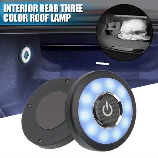 Jacansi USB Rechargeable Car Ceiling Magnetic Lamp LED Night Reading Light Interior