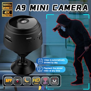 ไม่ต้องใช้อินเทอร์เน็ต A9 1080p Hd Home Security Camera Webcam Wifi Mini Camera Wireless Surveillance MOLISA