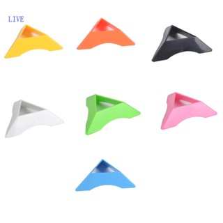 Live ฐานลูกบาศก์พลาสติก ทรงสามเหลี่ยม กันตก สําหรับเก็บของเล่น 10 ชิ้น 1 ชุด