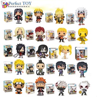 ตุ๊กตาฟิกเกอร์ Naruto Sasuke Kakashi Itachi PS Funko Pop สําหรับตกแต่งบ้าน