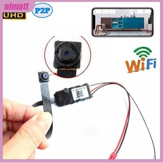 Ni กล้องวงจรปิด ขนาดเล็ก แบบพกพา DIY พร้อมรีโมตคอนโทรล WiFi ป้องกันความปลอดภัย สําหรับสัตว์เลี้ยง