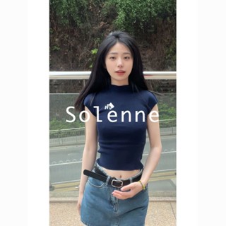 Solenne  เสื้อครอป เสื้อยืดผู้หญิง ครอป baby tee สาวเรโทร 2023 NEW Style Unique ทันสมัย คุณภาพสูง Comfortable A29J1KG 36Z230909