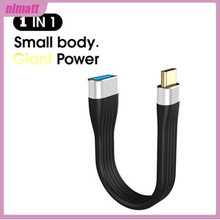 Ni สายเคเบิล Usb c 3.1 Gen.1 Usb 3.0 A Female To Usb-c Male ชาร์จเร็ว ซิงค์ข้อมูล 5gpbs 3a 60w