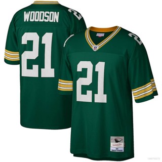 Yp2 2010 NFL เสื้อยืดลําลอง แขนสั้น คอกลม พิมพ์ลาย Green Bay Packers Jersey Woodson Legacy Replica พลัสไซซ์ PY2