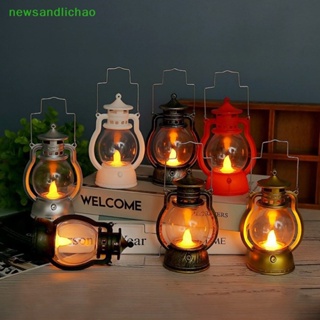 Newsandlichao โคมไฟ Led ขนาดเล็ก สไตล์เรโทร สําหรับตกแต่งบ้าน ปาร์ตี้ฮาโลวีน