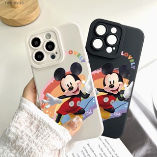 Realme 10 9 9i 8 8i 6i 5 5S 5i Pro Plus Pro+ 4G 5G เคสเรียวมี สำหรับ Cartoon Mouse  เคส เคสโทรศัพท์