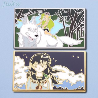 เข็มกลัด รูปการ์ตูนอนิเมะ HigurashiKagome Enamel Pins Inuyasha เหมาะกับของขวัญ สําหรับคู่รัก