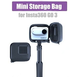 กระเป๋าเก็บกล้องแอคชั่น แบบพกพา อุปกรณ์เสริม สําหรับ Insta360 GO 3 Mini