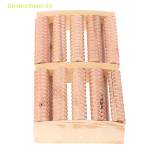 Goldensilver ลูกกลิ้งนวดเท้า บรรเทาความเครียด ผ่อนคลาย 5 แถว TH
