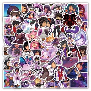 สติกเกอร์ ลายกราฟฟิติ Aphmau Aphmau กันน้ํา สําหรับตกแต่งกระเป๋าเดินทาง สกูตเตอร์ สเก็ตบอร์ด จํานวน 50 แผ่น